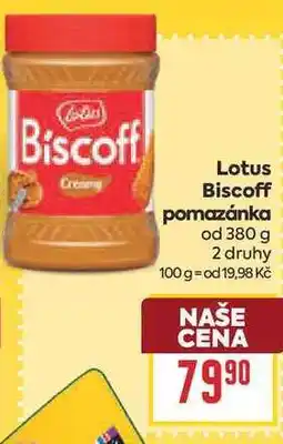 Billa Lotus Biscoff pomazánka od nabídka