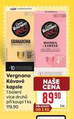 Billa Vergnano Κάνονé kapsle 1 balení nabídka