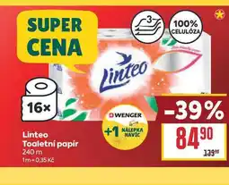 Billa Linteo Toaletní papír 240 m nabídka