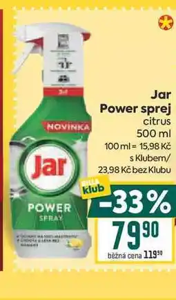 Billa Jar Power sprej citrus nabídka