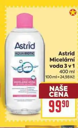 Billa Astrid Micerální voda 3v1 nabídka