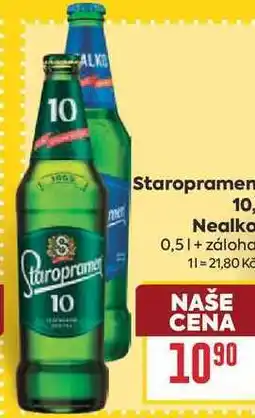 Billa Staropramen Nealko nabídka
