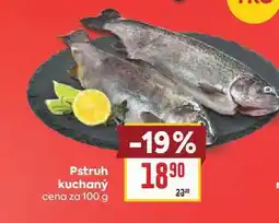 Billa Pstruh kuchaný cena za nabídka