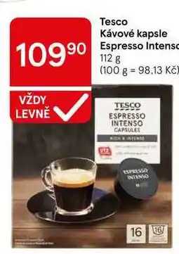 Tesco Tesco Kávové kapsle Espresso Intensc nabídka