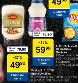 Tesco Vitana Omáčka nabídka