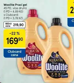 Tesco Woolite Prací gel, 45 PD, více druhů nabídka