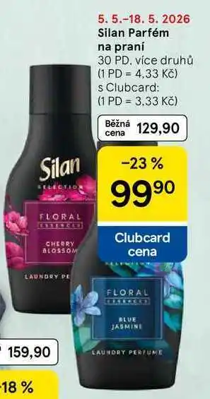 Tesco Silan Parfém na praní, 30 PD, více druhů nabídka