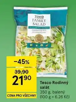 Tesco Tesco Rodinný salát, 350 g, balený nabídka