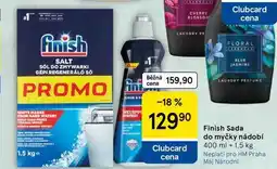 Tesco Finish Sada do myčky nádobí, 400 ml + 1,5 kg nabídka
