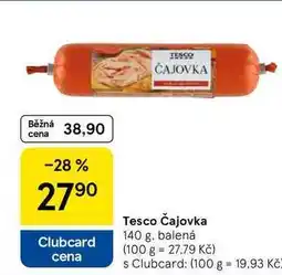 Tesco Tesco Čajovka, 140 g, balená nabídka