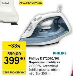 Tesco Philips DST2010/90 Napařovací žehlička, 2000 W, keramická žehlicí plocha, objem nádržky nabídka