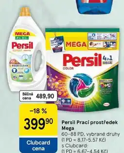 Tesco Persil Prací prostředek Mega, 60-88 PD, vybrané druhy nabídka