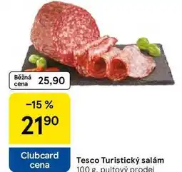 Tesco Tesco Turistický salám nabídka