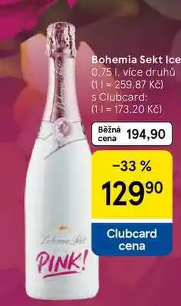 Tesco Bohemia Sekt Ice, 0.75 l, více druhů nabídka