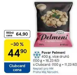 Tesco Povar Pelmeni, 400 g, více druhů nabídka