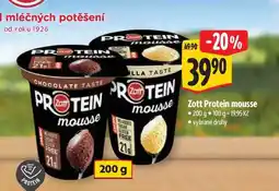 Albert Zott Protein mousse nabídka
