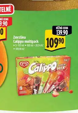 Albert Zmrzlina Calippo multipack nabídka