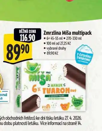Albert Zmrzlina Míša multipack 6x45-55 ml nabídka