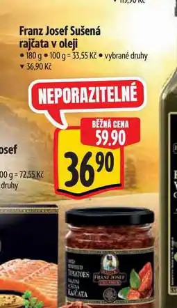 Albert Franz Josef Sušená rajčata v oleji nabídka