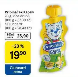 Tesco Pribináček Kapsík, 70 g, více druhů nabídka
