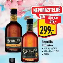 Albert Republica Exclusive 35%, Honey 30% nabídka