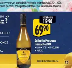 Albert Solicello Prosecco Frizzante DOC nabídka