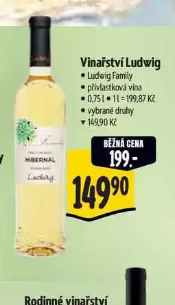 Albert Vinařství Ludwig nabídka