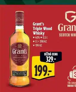 Albert Grant's Triple Wood Gran Whisky nabídka