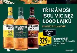 Albert Tullamore D.E.W. 40%, Honey 35%, Café Honey 35% nabídka