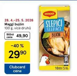 Tesco Maggi bujón, 100 g, více druhů nabídka