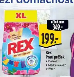 Albert Rex Prací prášek 45 dávek nabídka