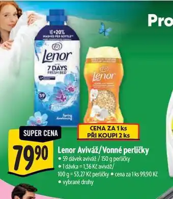 Albert Lenor Aviváž/Vonné perličky 59 dávek aviváž/150 g perličky nabídka