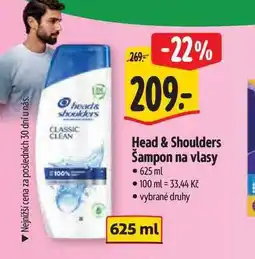 Albert Head & Shoulders Šampon na vlasy nabídka
