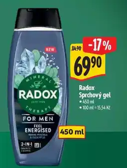 Albert Radox Sprchový gel nabídka
