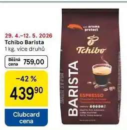 Tesco Tchibo Barista, 1 kg, více druhů nabídka
