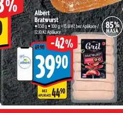 Albert Albert Bratwurst nabídka