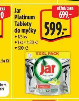 Albert Jar Platinum Tablety do myčky 125 ks nabídka