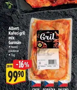Albert Albert Kuřecí gril mix Gurmán nabídka