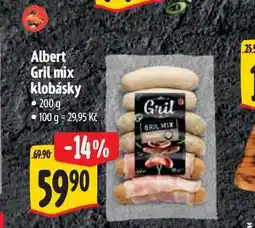 Albert Albert Gril mix klobásky nabídka
