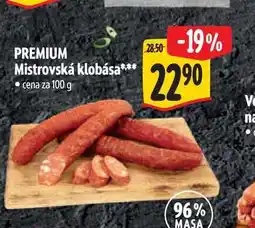 Albert PREMIUM Mistrovská klobása nabídka