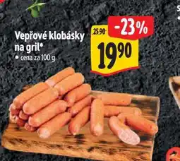 Albert Vepřové klobásky na gril nabídka
