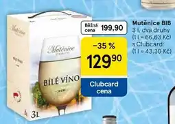 Tesco Mutěnice BIB nabídka