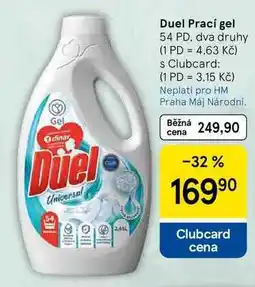 Tesco Duel Prací gel, 54 PD, dva druhy nabídka