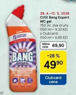 Tesco Cillit Bang Expert WC gel, 750 ml, dva druhy nabídka