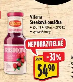 Albert Vitana Steaková omáčka nabídka