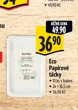 Albert Eco Papírové tácky 10 ks nabídka
