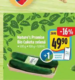 Albert Nature's Promise Bio Cuketa zelená nabídka