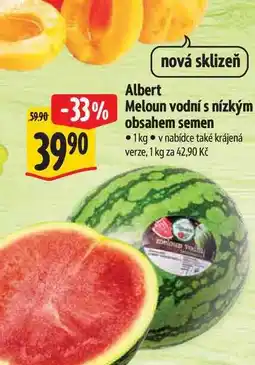 Albert Albert Meloun vodní s nízkým obsahem semen nabídka