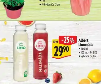 Albert Albert Limonáda nabídka