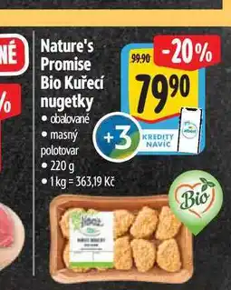 Albert Nature's Promise Bio Kuřecí nugetky nabídka